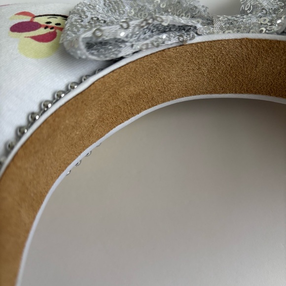 Winnie the Pooh Handmade Ears Headband With Sequin Bow - Picture 9 of 13